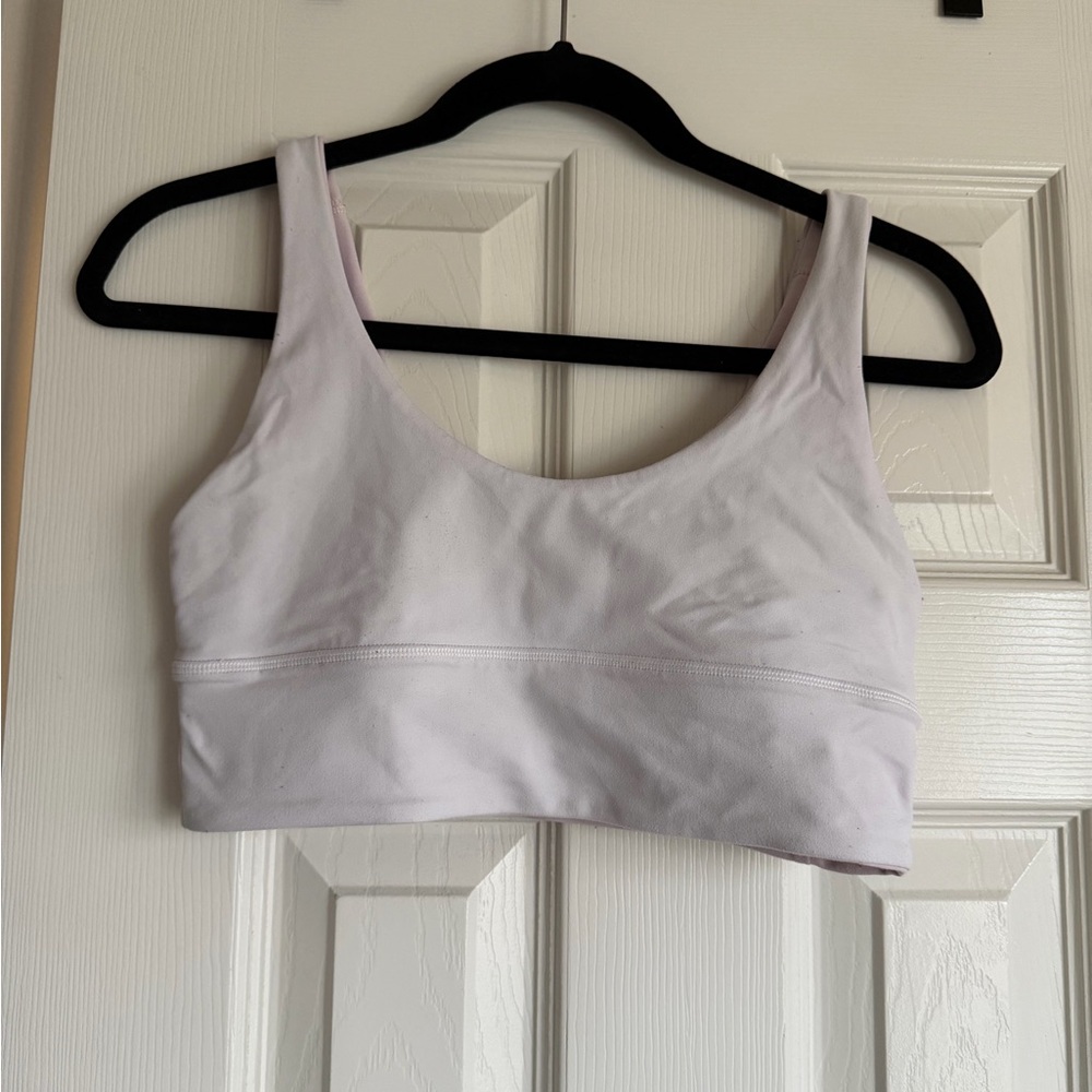 Lululemon Athletica Reversible Align Light Pink and white Sports Bra